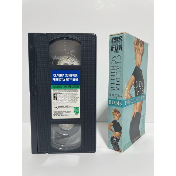 Claudia Schiffer VHS Perfectly Fit Buns - Picture 4 of 4